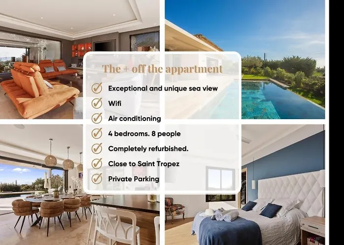 350m2 - Vue - Piscine - Clim - Parking *